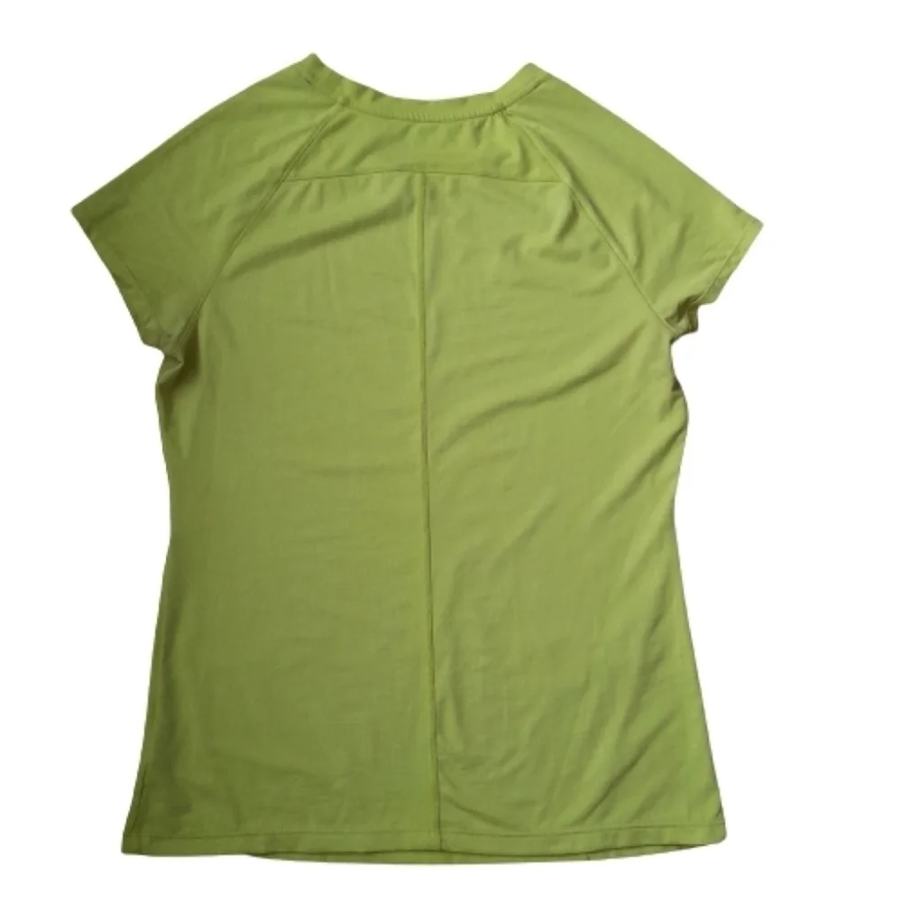 HYBA Top Activewear Running Womens Medium Yellow Neon - Picture 2 of 8